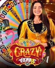 Crazy Time live game no 899g cassino com entretenimento ao vivo para jogadores do Brasil