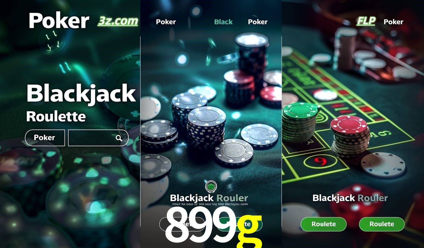 Cassino online 899g com Poker, Blackjack e Roleta ao vivo para jogadores do Brasil