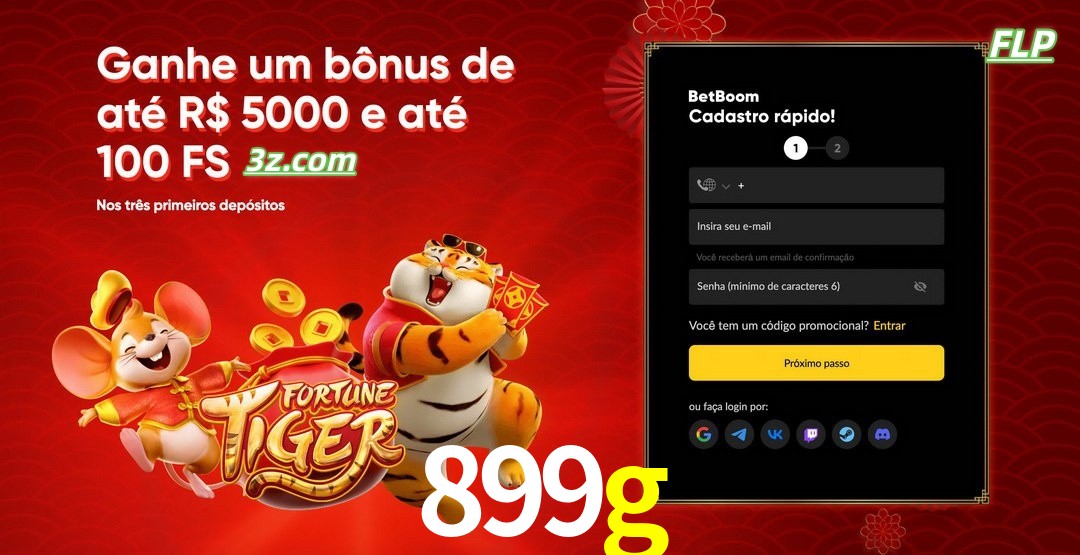 899g cassino Brasil bônus de boas-vindas até R$5000 e 100 free spins